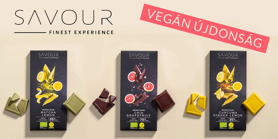 Savour vegán csoki és tea újdonság