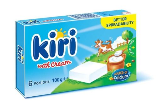 Kiri tejszínes ömlesztett sajt 65% 100g (6db)