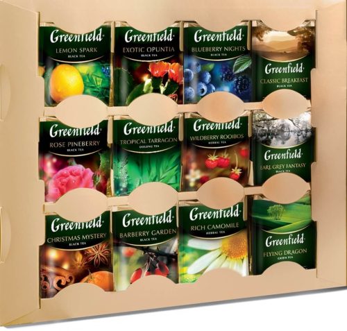 Greenfield tea válogatás 24 féle filteres tea 96 db