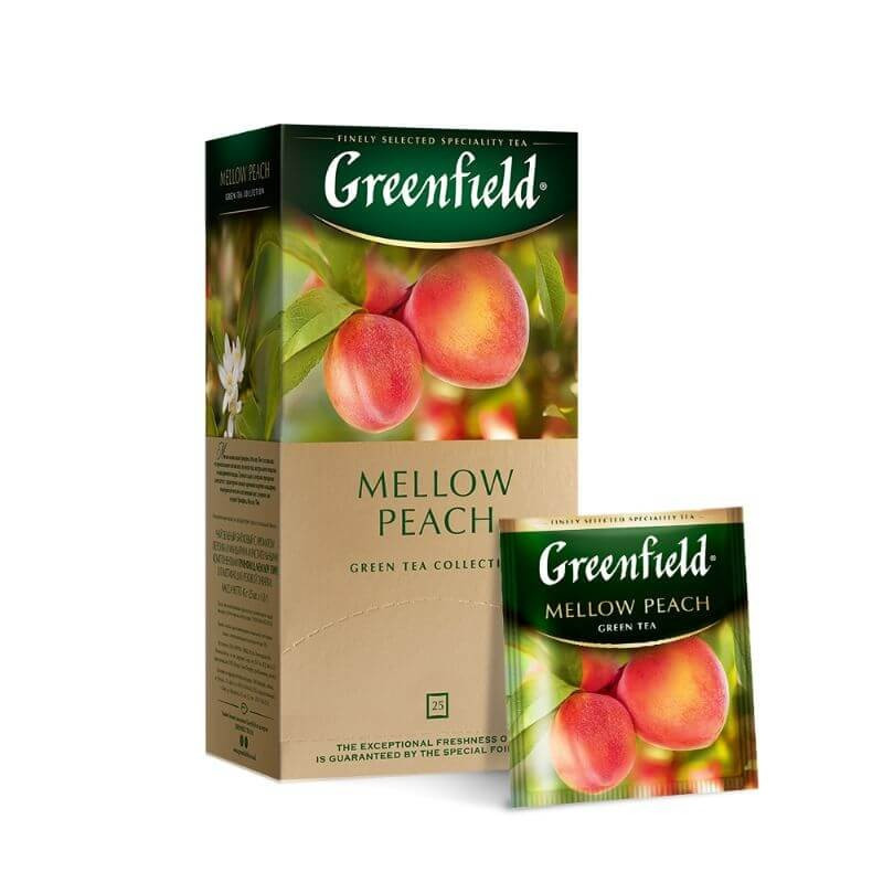 Mello Tea Greenfield Peach Mellow tea 45g - elelmiszernet.hu