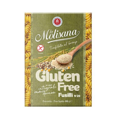 La Molisana Fusilli gluténmentes No28 400g