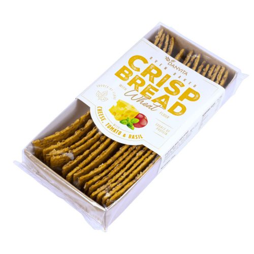 Danvita lapkenyér sajtos, paradicsomos, bazsalikomos 130g