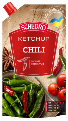 Schedro ketchup chilis ízesítéssel 250g