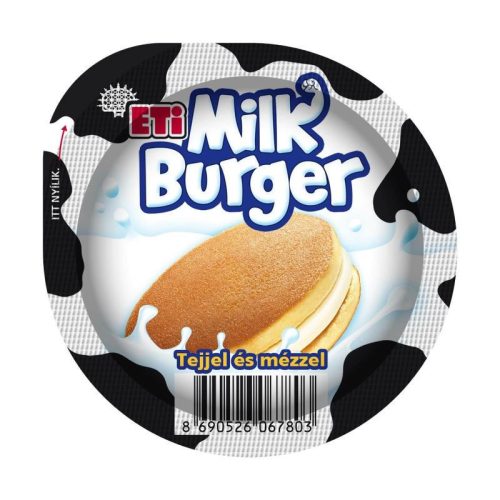 Milk Burger sütemény mézes, tejes 35g