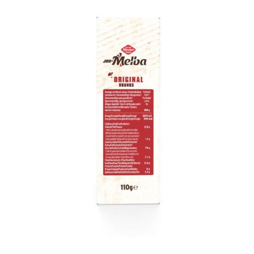 Melba kétszersült tallér búzalisztből 110g